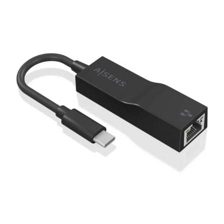 Adaptador USB Tipo-C - RJ45 Aisens A109-0765/ 1000 Mbps