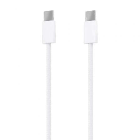 Cable USB 2.0 Tipo-C Aisens A107-0856/ USB Tipo-C Macho - USB Tipo-C Macho/ Hasta 60W/ 480Mbps/ 2m/ Blanco