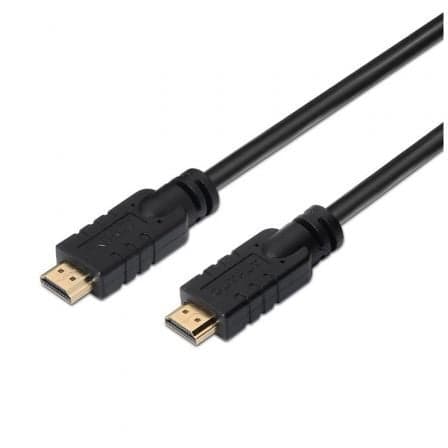 Cable HDMI Aisens 1.4 A119-0103/ HDMI Macho - HDMI Macho/ 15m/ Negro