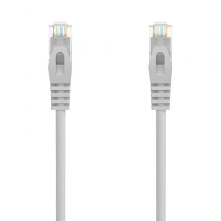 Cable de Red RJ45 AWG24 UTP Aisens A145-0555 Cat.6A/ LSZH/ 20m/ Gris