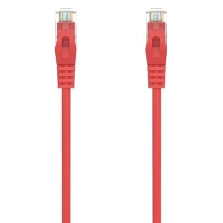 Cable de Red RJ45 AWG24 UTP Aisens A145-0561 Cat.6A/ LSZH/ 2m/ Rojo