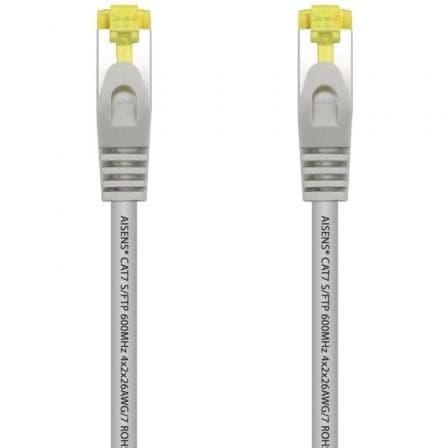 Cable de Red RJ45 S/FTP Aisens A146-0332 Cat.7/ 25cm/ Gris