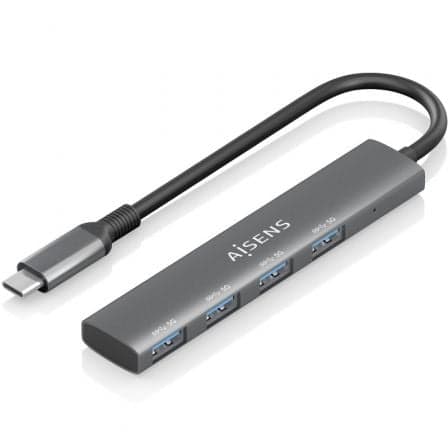 Hub USB Tipo-C 3.0 Aisens A106-0540/ 4xUSB