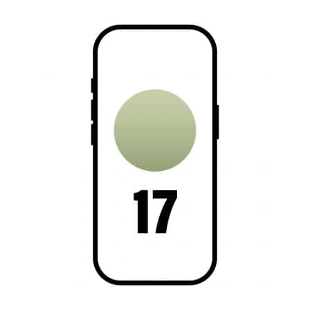 Smartphone Apple iPhone 17 256GB/ 6.3"/ 5G/ Verde salvia