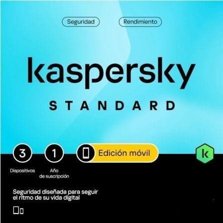 Kaspersky Standard Mobile para Android/ 3 Dispositivos/ 1 Año