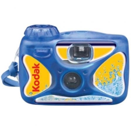 Cámara Desechable Kodak Ultra Sport/ 27 Exposiciones/ Azul y Amarilla