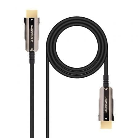 Cable HDMI 2.0 4K AOC Nanocable 10.15.2020/ HDMI Macho - HDMI Macho/ 20m/ Negro
