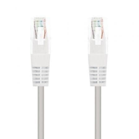 Cable de Red RJ45 UTP Nanocable 10.20.0400-L25-W Cat.6/ 25cm/ Blanco