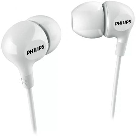 Auriculares Intrauditivos Philips SHE3550WT/ Jack 3.5/ Blancos