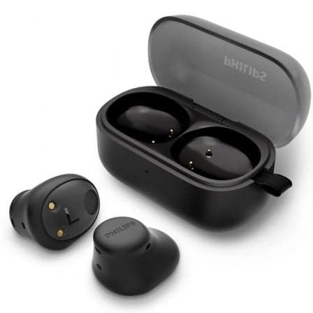 Auriculares Bluetooth Philips TAT2149 con estuche de carga/ Autonomía 6h/ Negros