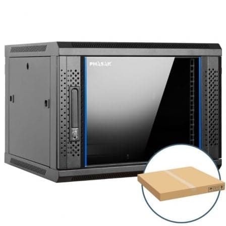 Armario Rack Mural Desmontado Phasak PHO 2106D/ 19"/ Altura 6U