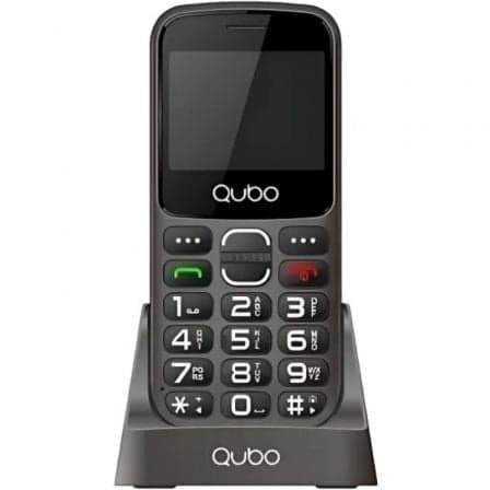 Teléfono Móvil Qubo X-230BKC 4G para Personas Mayores/ Negro