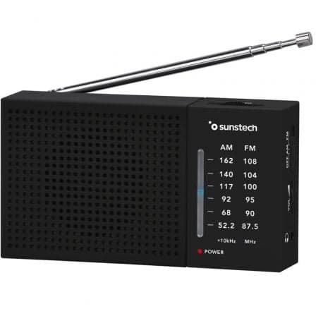 Radio Portátil Sunstech RPS412/ Negra