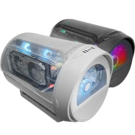 Caja Gaming Minitorre Mars Gaming MC-CYLON/ Blanca