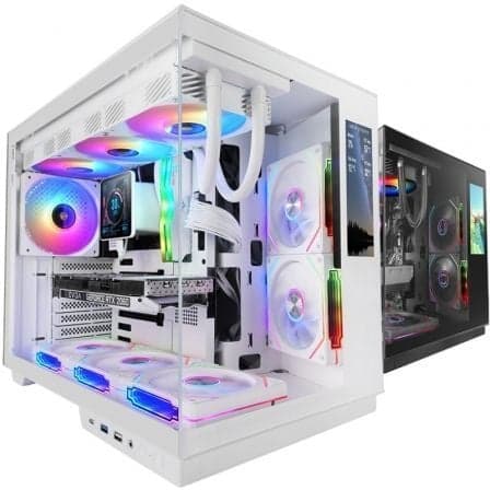 Caja Gaming Semitorre Mars Gaming MC-MIRAGE/ Blanca
