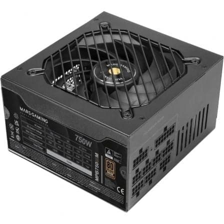 Fuente de Alimentación Mars Gaming MPB750SIM/ 750W/ Ventilador 14cm/ 80 Plus Bronze