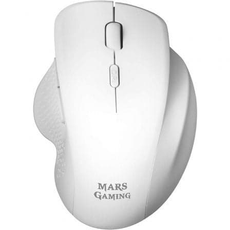 Ratón Inalámbrico Mars Gaming MMWERGO/ Hasta 3200 DPI/ Blanco