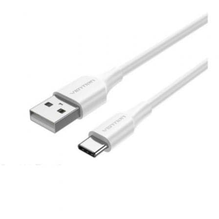 Cable USB 2.0 Tipo-C Vention CTHWG/ USB Tipo-C Macho - USB Macho/ 480Mbps/ 1.5m/ Blanco