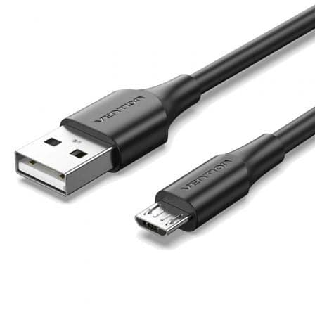 Cable USB 2.0 Vention CTIBF/ USB Macho - MicroUSB Macho/ 480Mbps/ 1m/ Negro