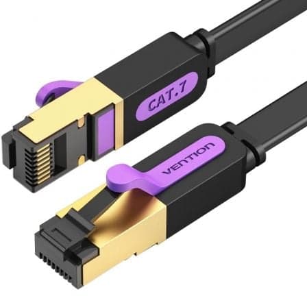 Cable de Red RJ45 SFTP Vention ICDBD Cat.7/ 50cm/ Negro