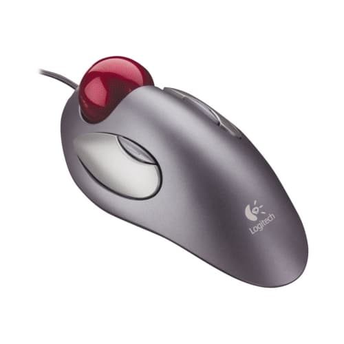 Logitech Trackman Marble - Seguibola - óptico - 2 botón/botones - cableado - para zurdos y diestros - USB