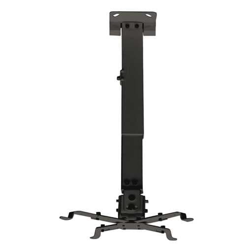 TooQ - Soporte de techo para proyector J2012T-B - inclinable - 20Kg - distancia del techo 430-650mm - Negro