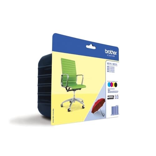 BROTHER Pack cartuchos de tinta negro/cian/magenta y amarillo súper larga duración 5620DW