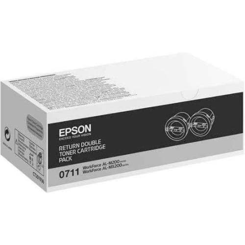 Epson Aculaser AL-M200DN/M200DW Toner Negro Retornable (Pack 2)
