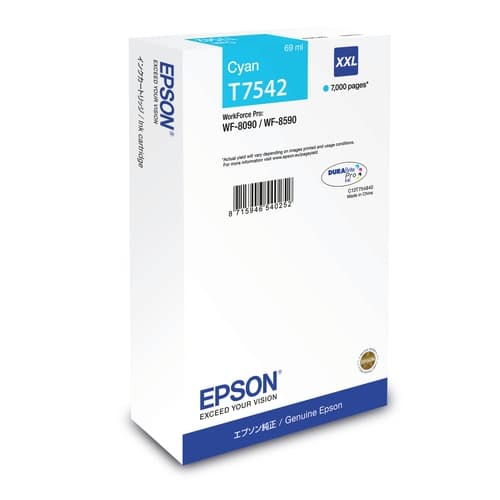EPSON Cartucho Cián XXL 7000p WF-8x90