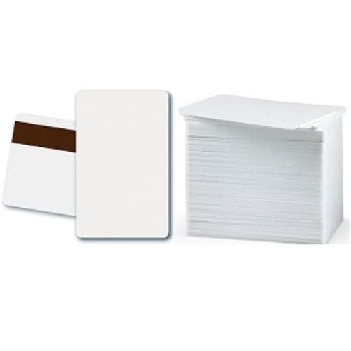 TARJETA BLANCA/ CODIGO BARRASZebra Plastic card, HiCo, 500pcs.Plastic card with magnetic stripe reader, HiCo, 0.76 mm, size: 30 mil, packing-unit: 500 pcs.,
