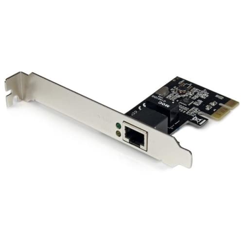 StarTech.com Adaptador Tarjeta de Red NIC PCI Express PCI-e de 1 Puerto Gigabit Ethernet - 1x RJ45 Hembra - Perfil Doble - PCI Express x1 - 1 Puerto(s) - 1 x Red (RJ-45) Perfil bajo