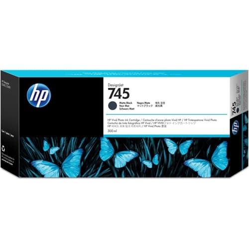 HP Cartucho DesignJet 745 Cartucho Negro Mate 300ml