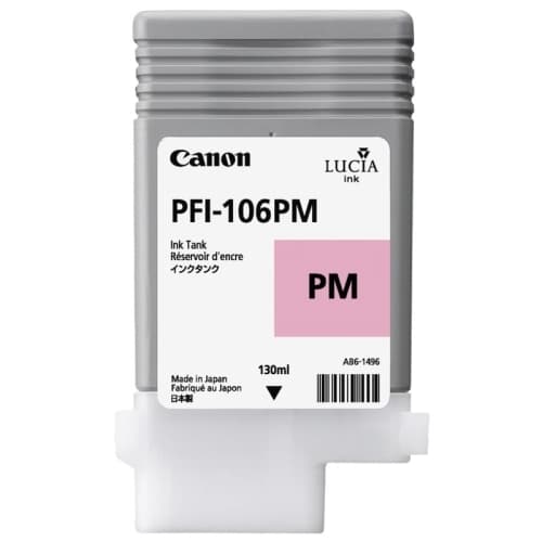 CANON CARTUCHO FOTO MAGENTA PFI106PM  IPF6300/6350/6400/6450 130ml