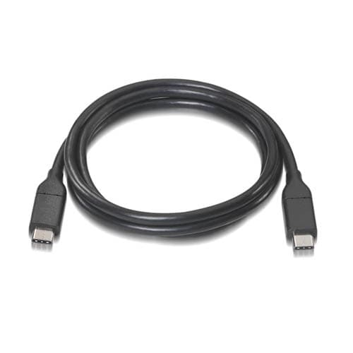 Nanocable - Cable USB 3.1 Gen2 10Gbps 3A USB-C/M-C/M 1M Negro
