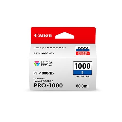 Canon Cartucho Azul PFI-1000B iPF PRO1000 80ML.