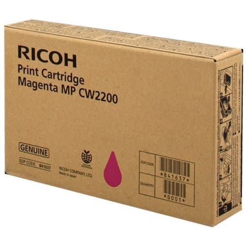 841637 RICOH CW2200SP GEL INK MAGENTA 100ml 440pag.
