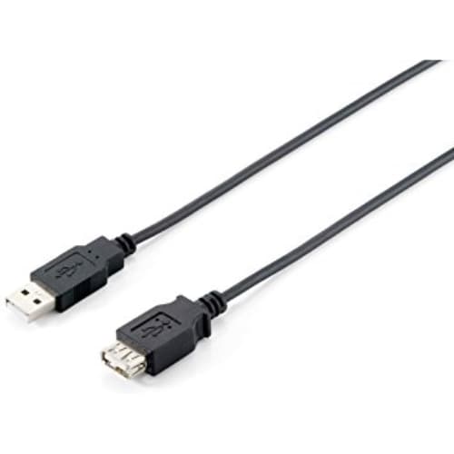 Equip - Cable Alargador USB USB/A/H a USB/A/M - 3m - Negro
