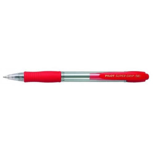 PILOT BOLIGRAFO SUPERGRIP ROJO -12U-