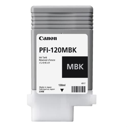 CANON TINTA NEGRO MATE PFI-120MBK TM-200/TM-205/TM-300/TM-305 130ml.