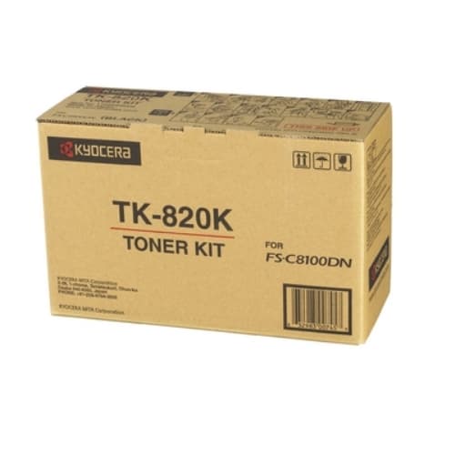 KYOCERA TONER TK820K NEGRO FSC-8100DN 15.000 PAGINAS