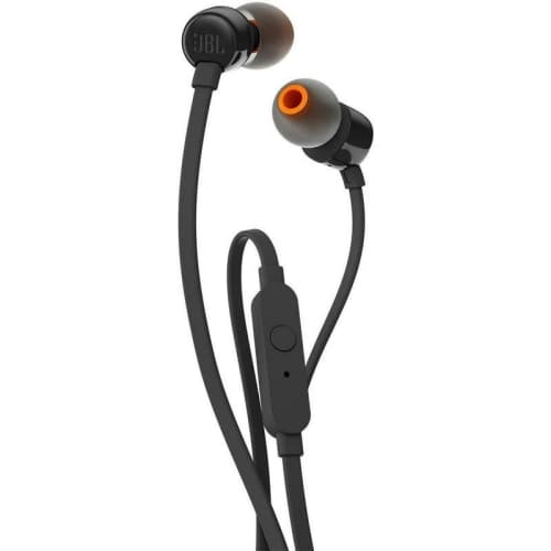 Auriculares Intrauditivos JBL T110 Black - 9mm - manos libres