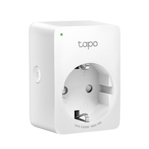 Tp-Link - Enchufe inteligente Wifi Tapo 100 2.4Ghz - Configuración horarios y fechas - Modo ausente - Diseño compacto