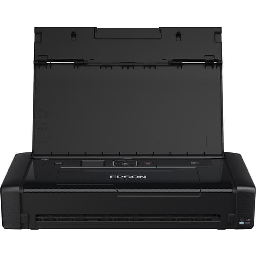 Epson - Impresora Portátil Wifi Workforce WF-110w - 14/11 ppm - Pantalla LCD - USB - Batería Recargable - Cartucho 266BK / 267 Tricolor