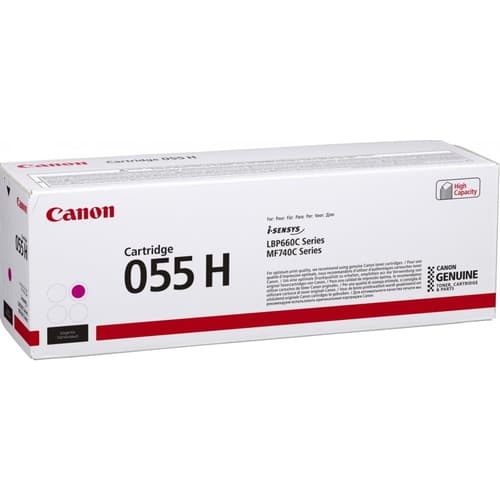 CANON TONER 055H M magenta LBP663 LBP664 MF742 MF744 MF745 MF746 alta capacidad 5.900pag.