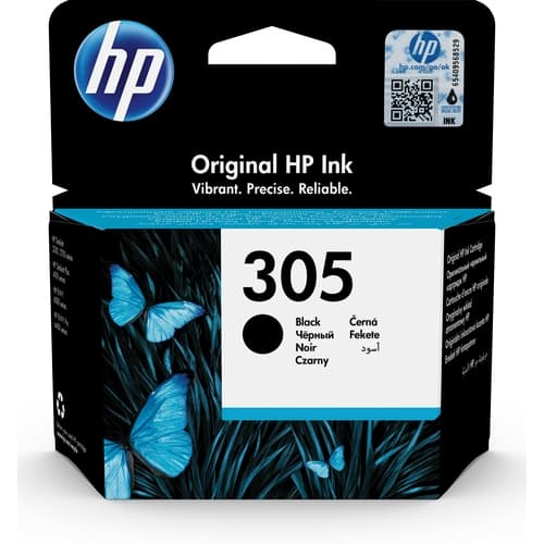HP CARTUCHO NEGRO Nº305 - DESKJET 2300, 2700 SERIE, PLUS 4100, ENVY 6000, PRO 6400