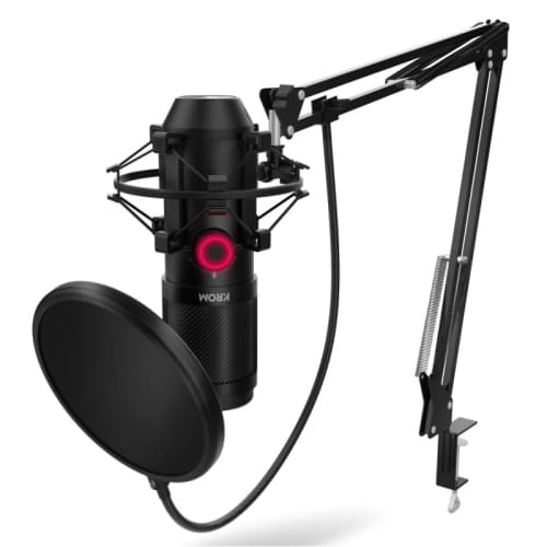 Krom - Kit de Micrófono Kapsule - Con cable de 2m