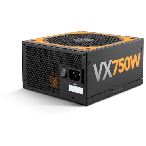 NOX Urano VX 750W Bronze - Fuente de alimentación con PFC activo - 750 W 80+ bronze - 140 mm silencioso