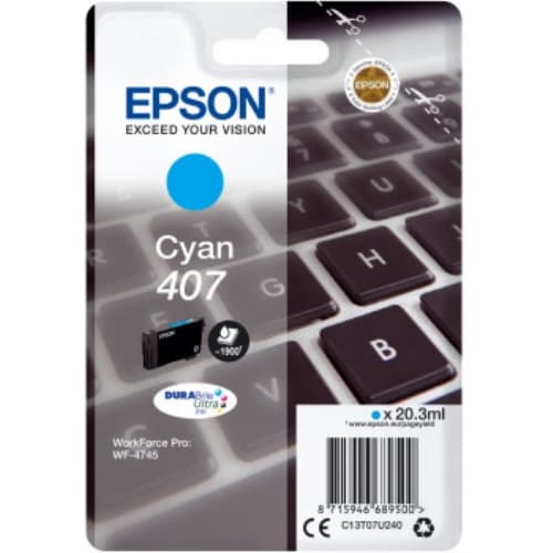 EPSON CARTUCHO 407 CIAN 1900PAG - WF4745