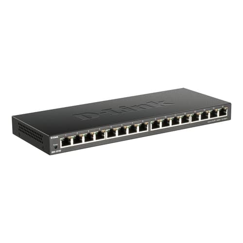 D-Link - Switch DGS-1016S 16 Puertos/ RJ-45 10/100/1000