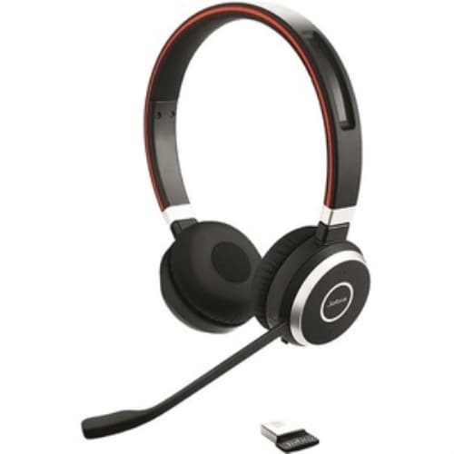Jabra - Auriculares EVOLVE 65 MS Inalámbrico De Diadema Estéreo - Biauricular - Supra-aural - 3000 cm - Bluetooth - Cancelación de ruido - Micrófono